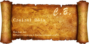 Czeizel Béla névjegykártya